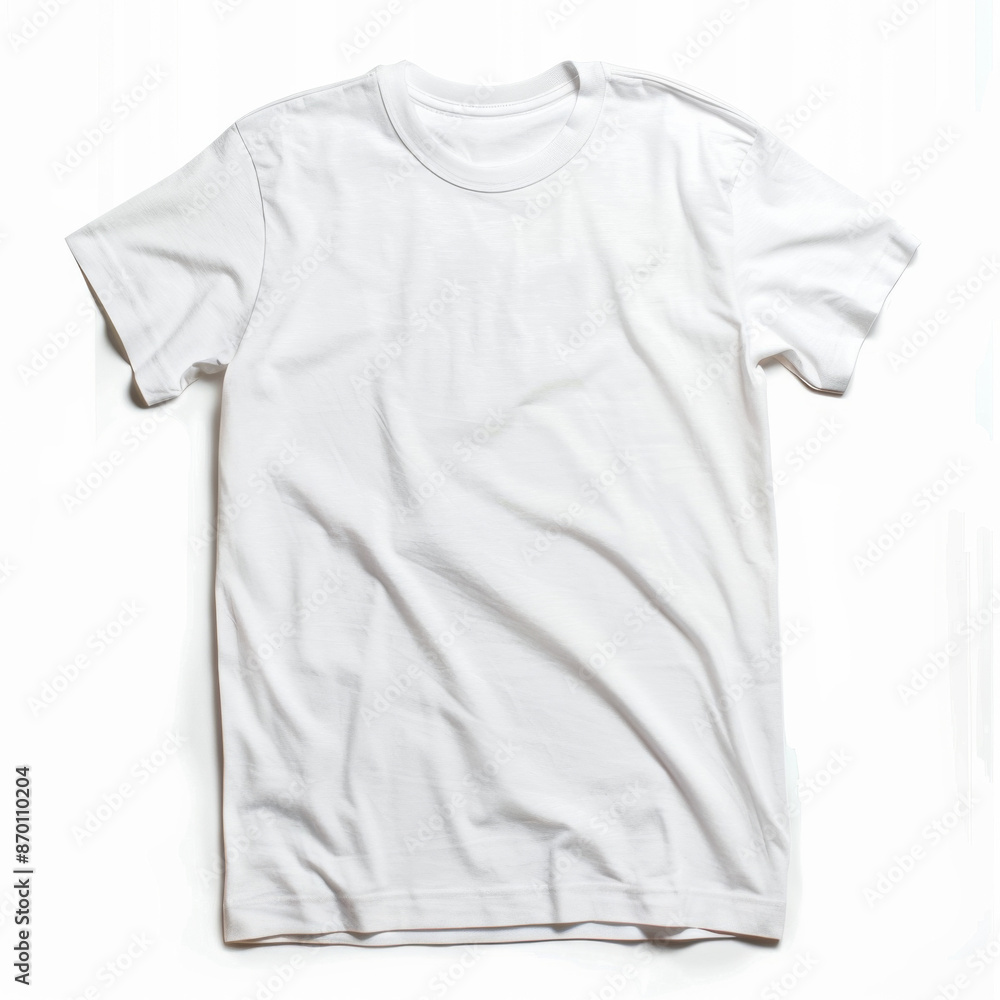White T-shirt on white background White T-shirt on white background