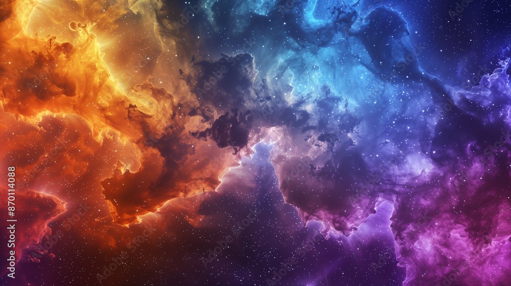 Celestial nebula cosmic clouds swirling vibrant hues Celestial nebula cosmic clouds swirling vibrant hues