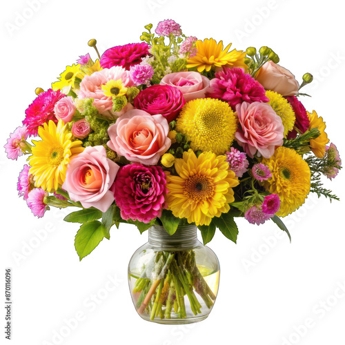 Wallpaper Mural A flower vase Isolated on transparent background Torontodigital.ca