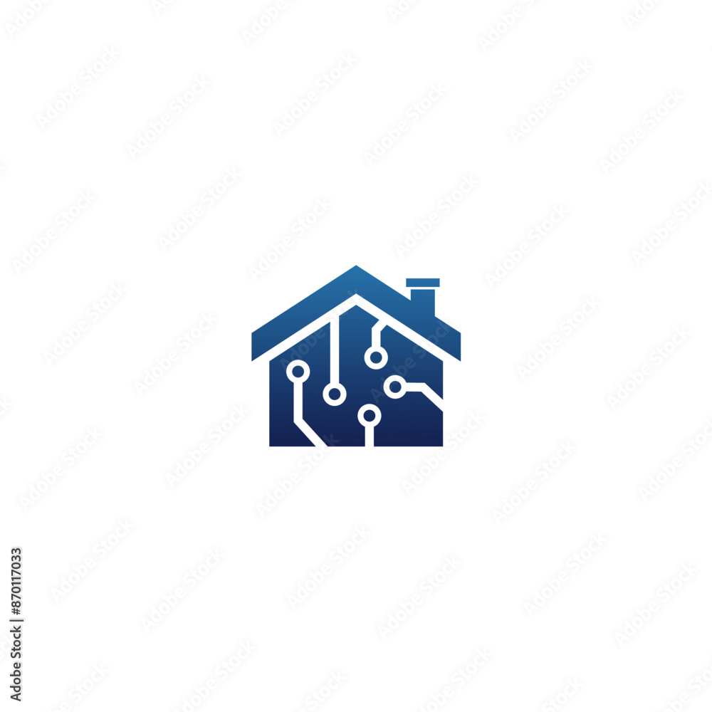 Smart house logo design Smart house logo design