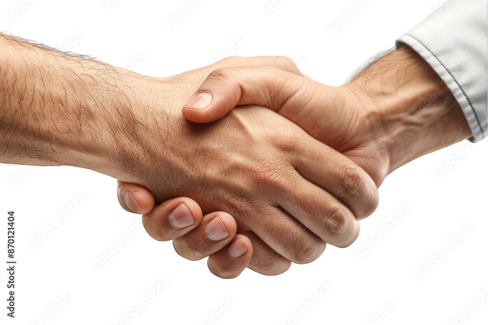 men's handshake isolated on transparent background men's handshake isolated on transparent background