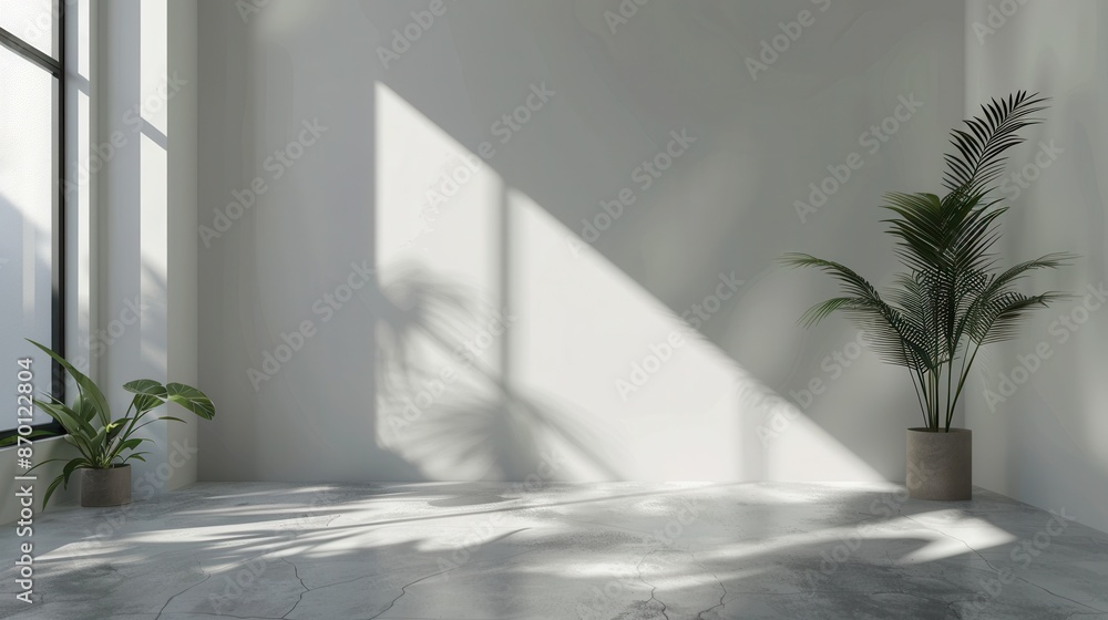 Blank product mockup, minimalistic studio setting, illustration background Blank product mockup, minimalistic studio setting, illustration background
