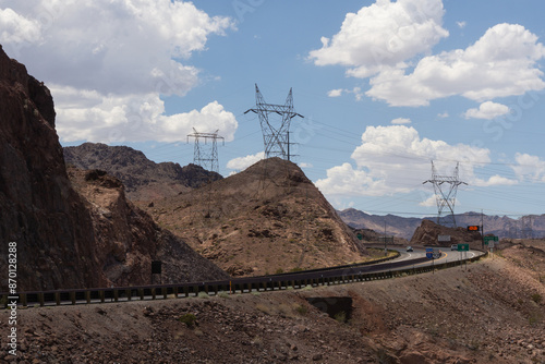 road to the hoover dam photo