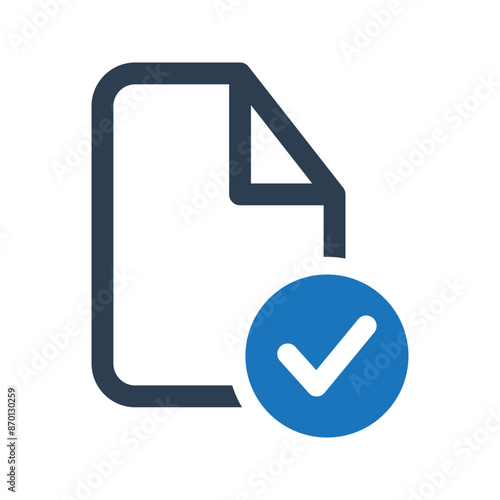 File approve icon