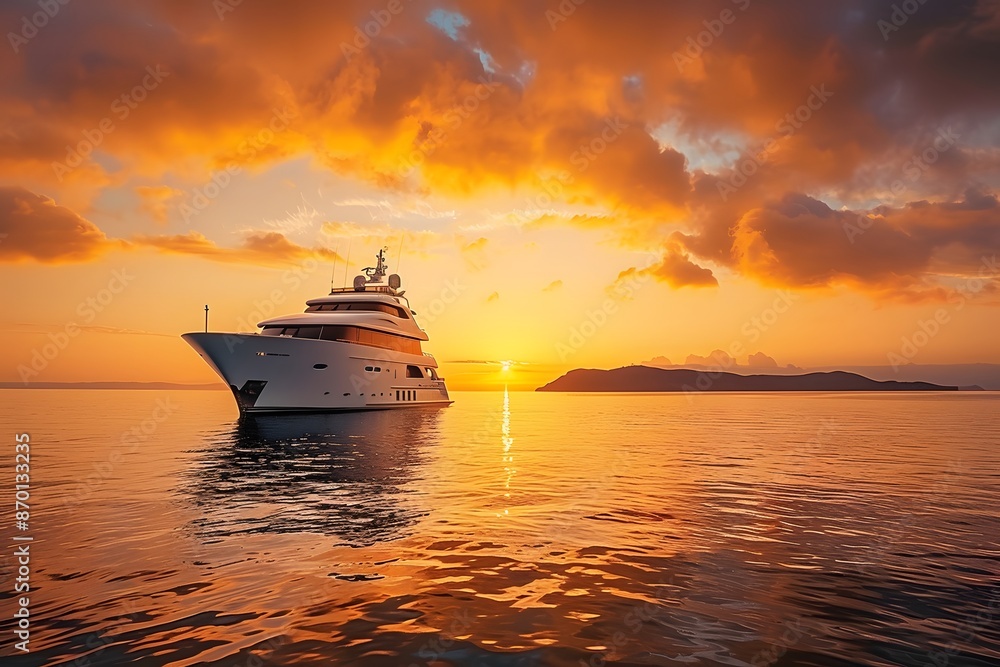 cruise ship in the sunset cruise ship in the sunset