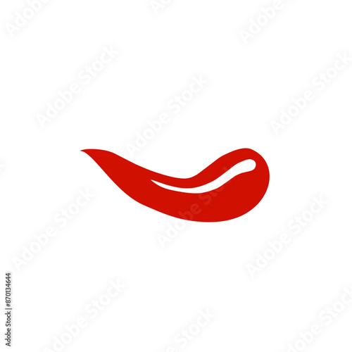 tomato sauce splash illustration