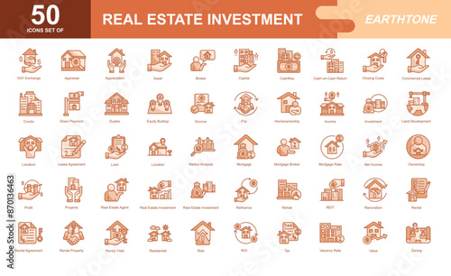 Real Estate icon set