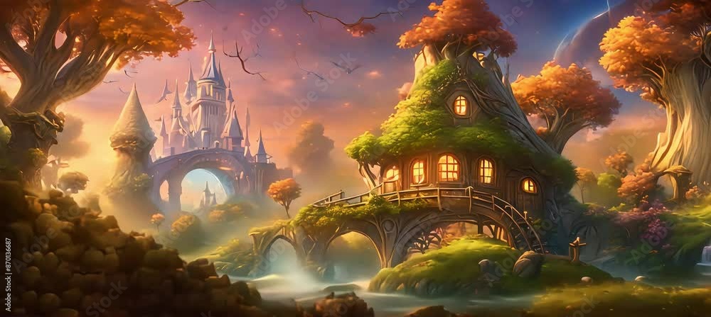 Enchanting Fairy Village With a peaceful environment Enchanting Fairy Village With a peaceful environment