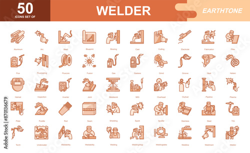 Welder icon set