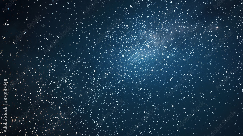 Fototapeta premium A clear night sky filled with stars, symbolizing the vast possibilities and the universe's mysteries.