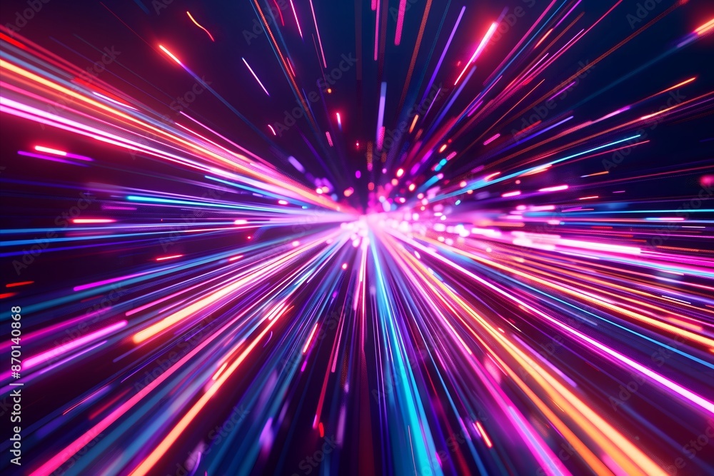 A colorful, bright, and dynamic image of a light show with a purple and blue streak. The image is full of energy and excitement, and it seems to be a representation of a futuristic or sci-fi theme A colorful, bright, and dynamic image of a light show with a purple and blue streak. The image is full of energy and excitement, and it seems to be a representation of a futuristic or sci-fi theme