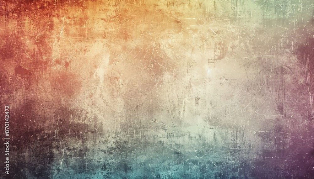 Abstract Grunge Texture with Warm and Cool Tones Abstract Grunge Texture with Warm and Cool Tones