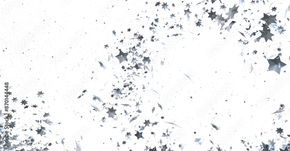 Descendant Christmas Constellations: Mind-Blowing 3D Illustration of Falling Festive Star Patterns Descendant Christmas Constellations: Mind-Blowing 3D Illustration of Falling Festive Star Patterns