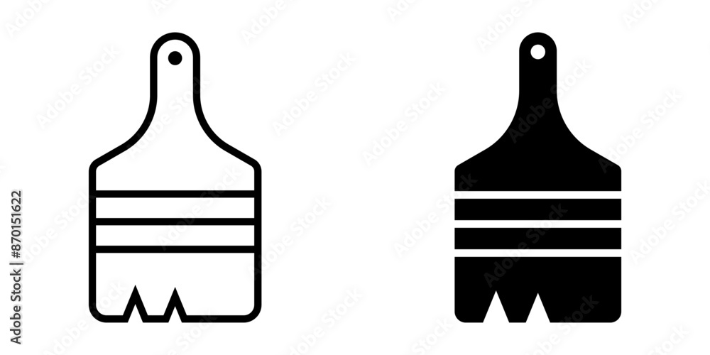 Brush icon set. paint brush Symbol. Paint sign. for mobile concept and web design. vector illustration on white background Brush icon set. paint brush Symbol. Paint sign. for mobile concept and web design. vector illustration on white background