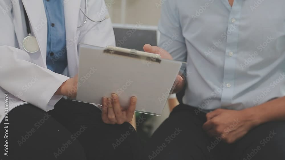 Urologists advise patients about prostate problems. Treatment of cancers of the urinary tract and male reproductive organs The concept of men's health problems Urologists advise patients about prostate problems. Treatment of cancers of the urinary tract and male reproductive organs The concept of men's health problems