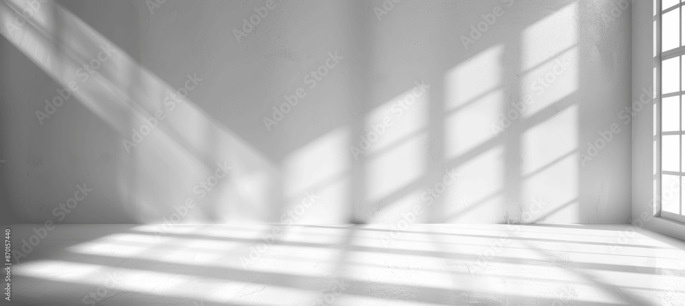 Minimal Light Abstract Background with Window Shadows for Product Presentation Minimal Light Abstract Background with Window Shadows for Product Presentation