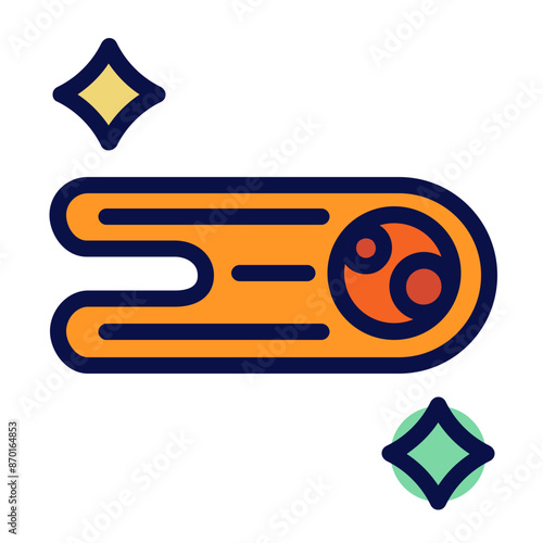 meteor icon design
