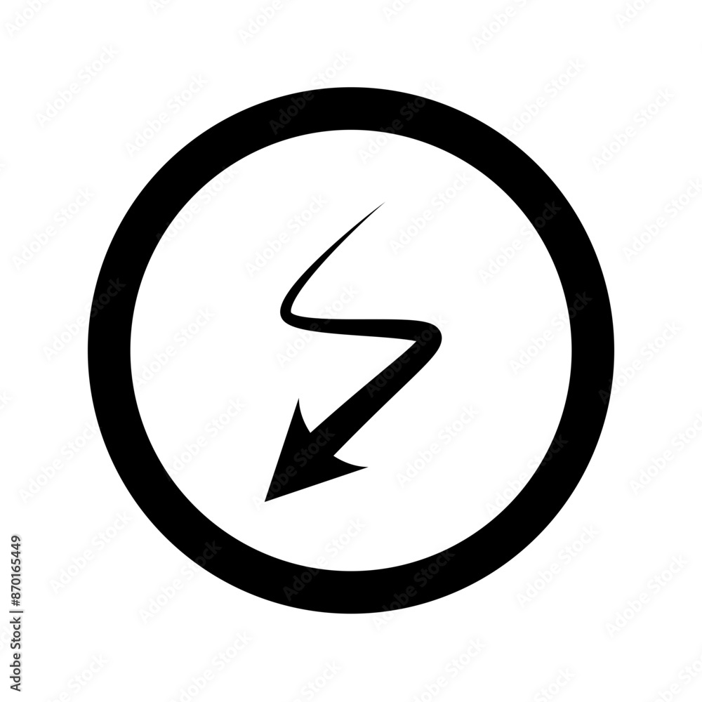 Arrow sign in hand drawn circle Arrow sign in hand drawn circle