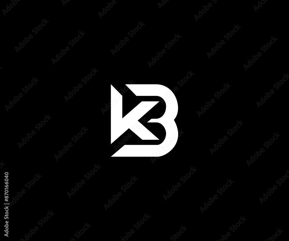 kb letter logo design vector kb letter logo design vector