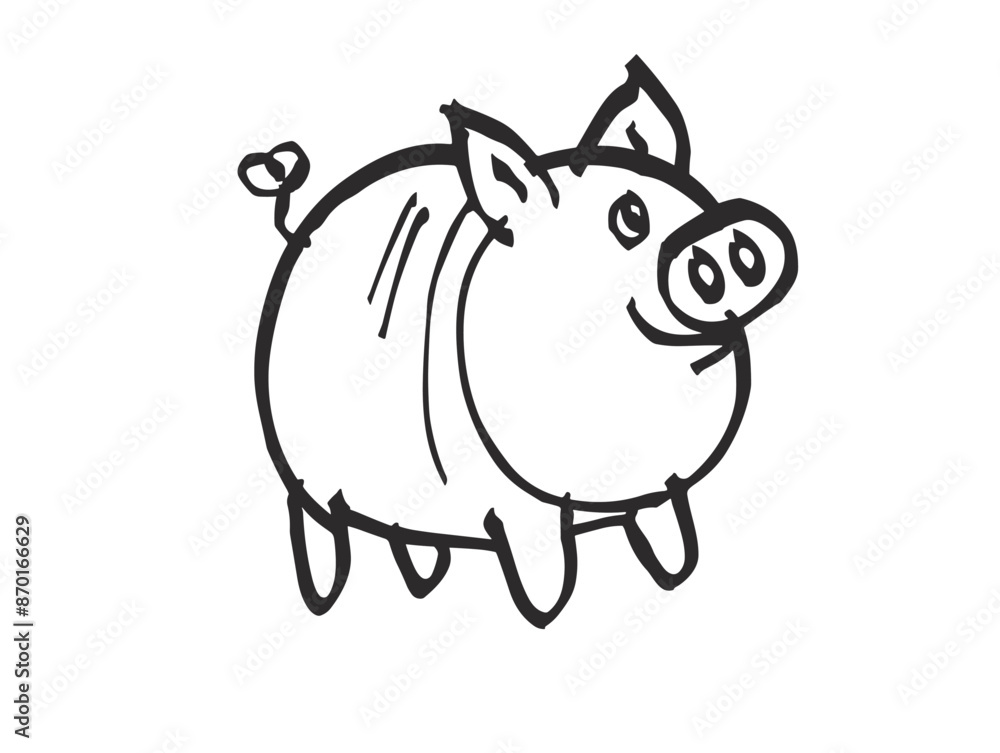 One-Line Piggy Bank: Saving Simplistically for the Future One-Line Piggy Bank: Saving Simplistically for the Future