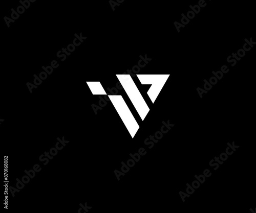 v letter logo design vector