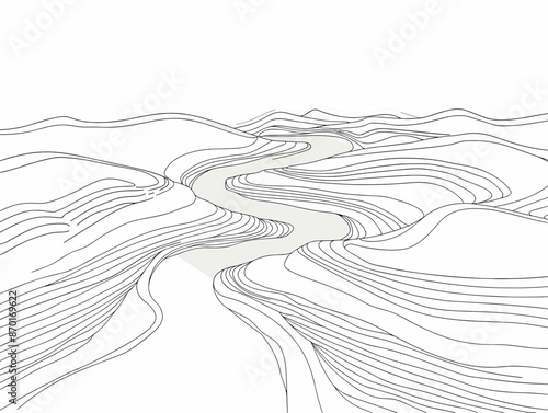 River of Wealth: A Single-Line Journey of Financial Accumulation