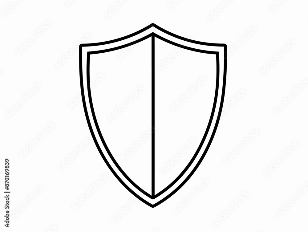 Single Line Shield: Depicting Defense and Threat Deflection Single Line Shield: Depicting Defense and Threat Deflection