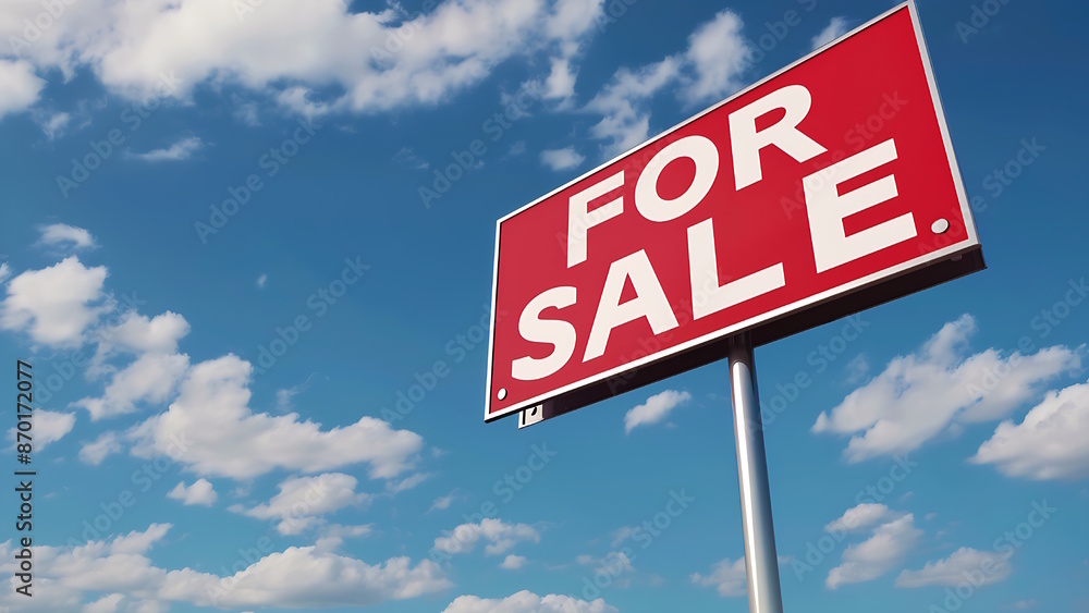 Red Real Estate Sign Red Real Estate Sign