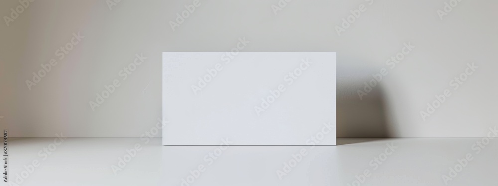 Blank white mockup card on background. Blank white mockup card on background.