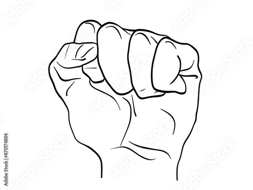 Unbreakable Determination: A Single Line Depiction of Strength and Resolve in the Face of Adversity