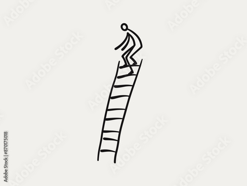 Escape to Safety: A Single-Line Ladder Reaching Towards Salvation