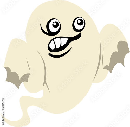 Halloween Ghost Expression Cute