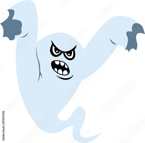 Halloween Ghost Expression Cute