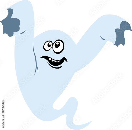Halloween Ghost Expression Cute