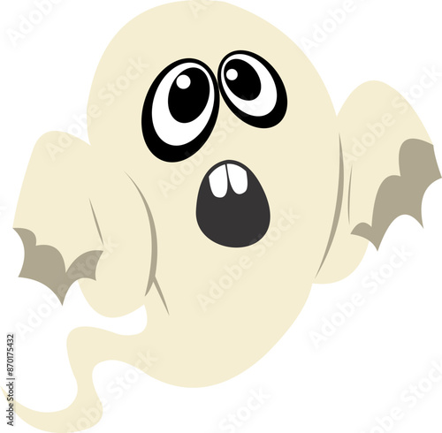 Halloween Ghost Expression Cute