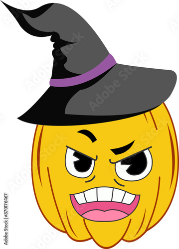 Pumpkin With a Hat Emoji