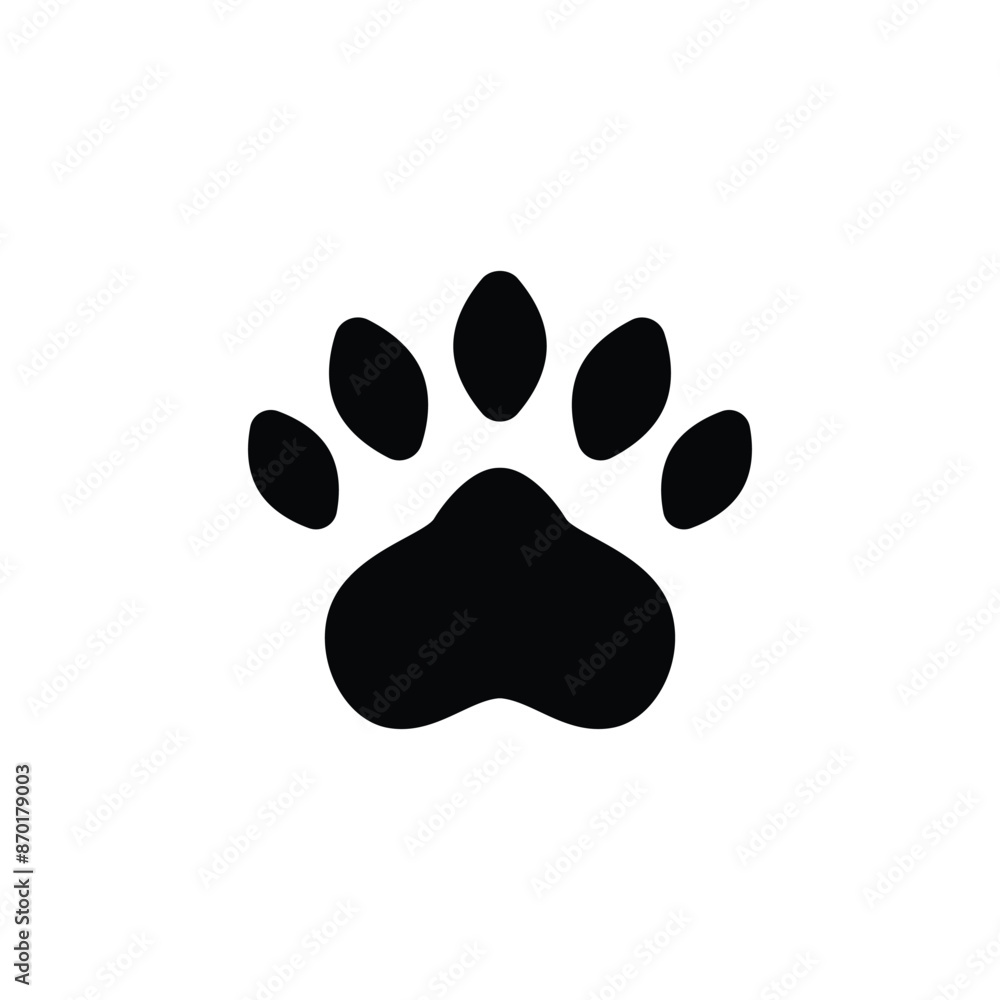 animal track solid icon vector design good for web or mobile app animal track solid icon vector design good for web or mobile app