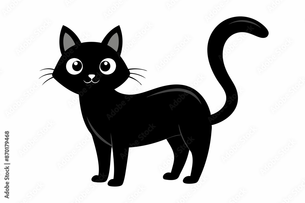 black and white cat silhouette, cat vector illustration, cats silhouette, animal silhouette isolated vector Illustration, png, cat icon black and white cat silhouette, cat vector illustration, cats silhouette, animal silhouette isolated vector Illustration, png, cat icon