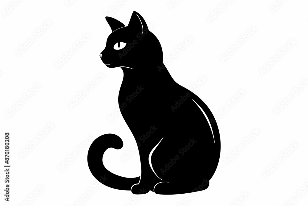 black and white cat silhouette, cat vector illustration, cats silhouette, animal silhouette isolated vector Illustration, png, cat icon black and white cat silhouette, cat vector illustration, cats silhouette, animal silhouette isolated vector Illustration, png, cat icon