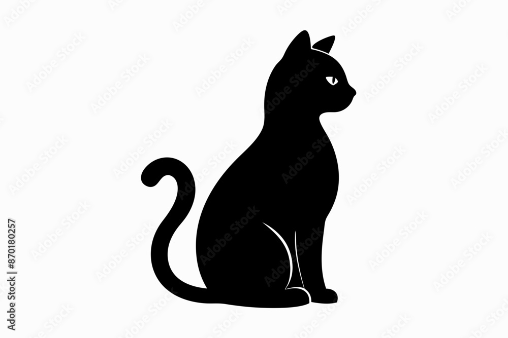 black and white cat silhouette, cat vector illustration, cats silhouette, animal silhouette isolated vector Illustration, png, cat icon black and white cat silhouette, cat vector illustration, cats silhouette, animal silhouette isolated vector Illustration, png, cat icon