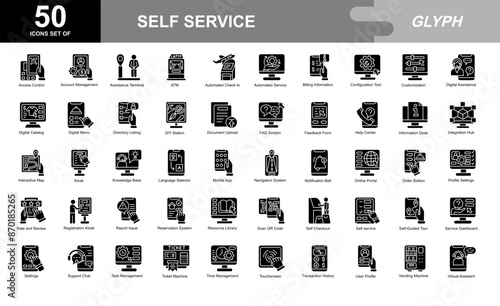 Self service icon set