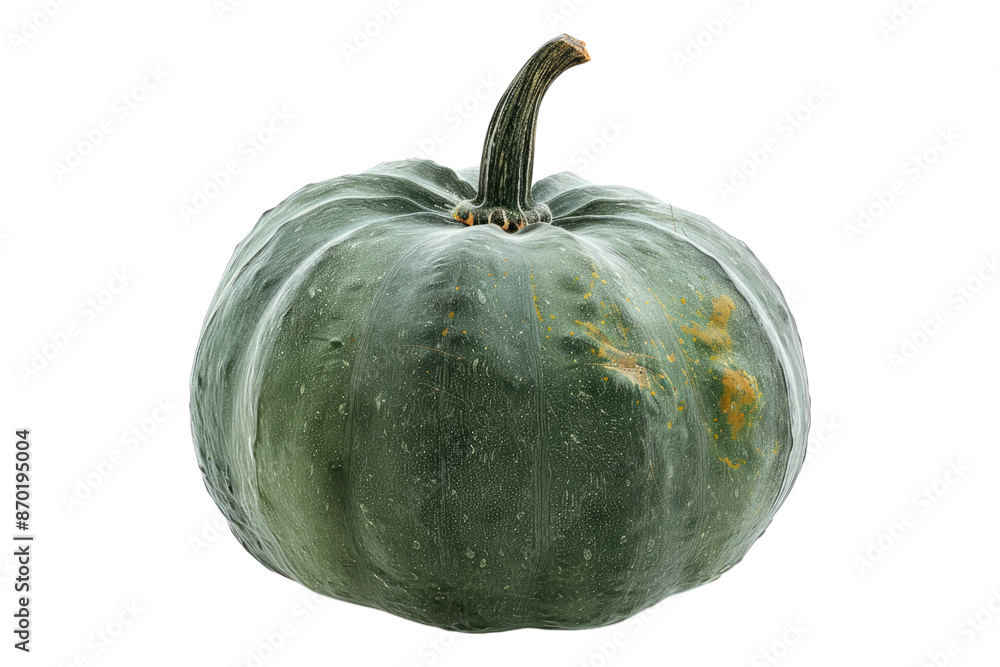 Green pumpkin isolated on transparent background Green pumpkin isolated on transparent background