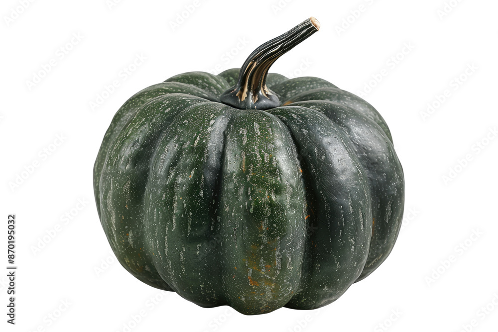 Green pumpkin isolated on transparent background Green pumpkin isolated on transparent background