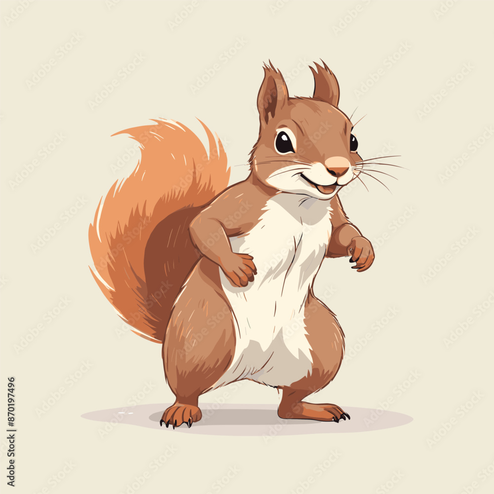 Cute Squirrel Illustration Cute Squirrel Illustration