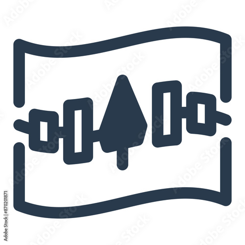 Iroquois Flag Representing Indigenous North American Heritage