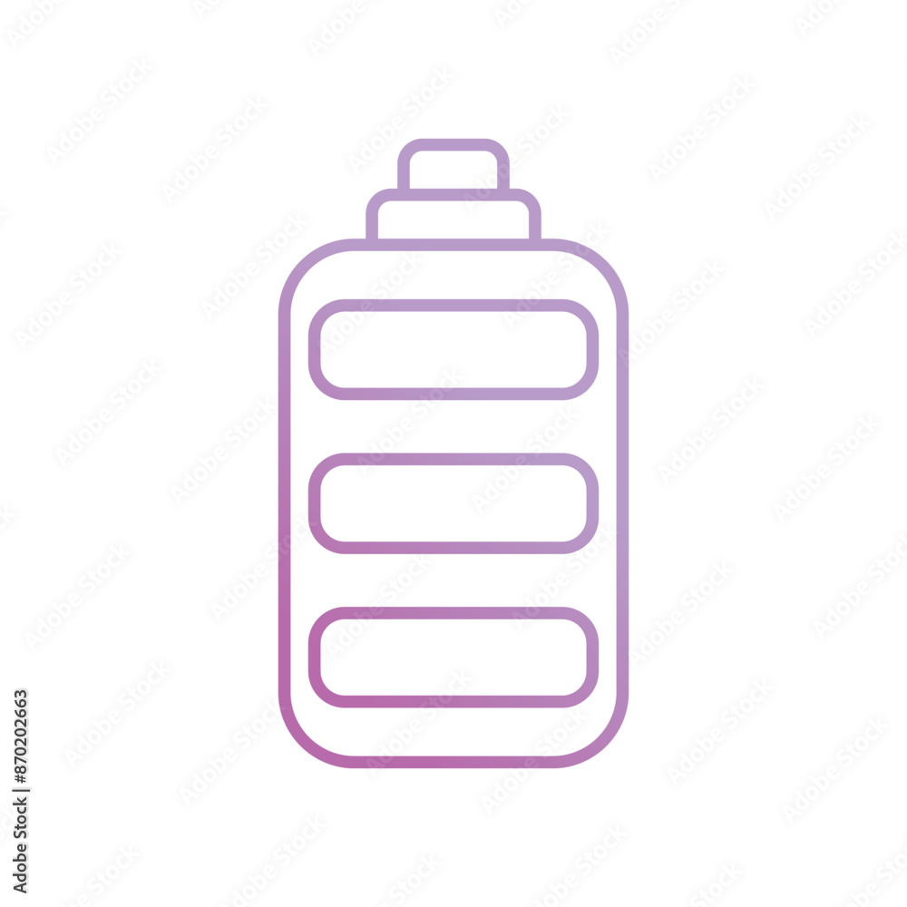 battery icon with white background vector stock illustration battery icon with white background vector stock illustration