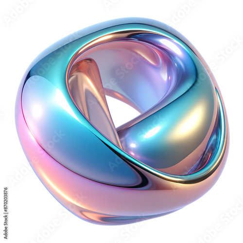abstract liquid object