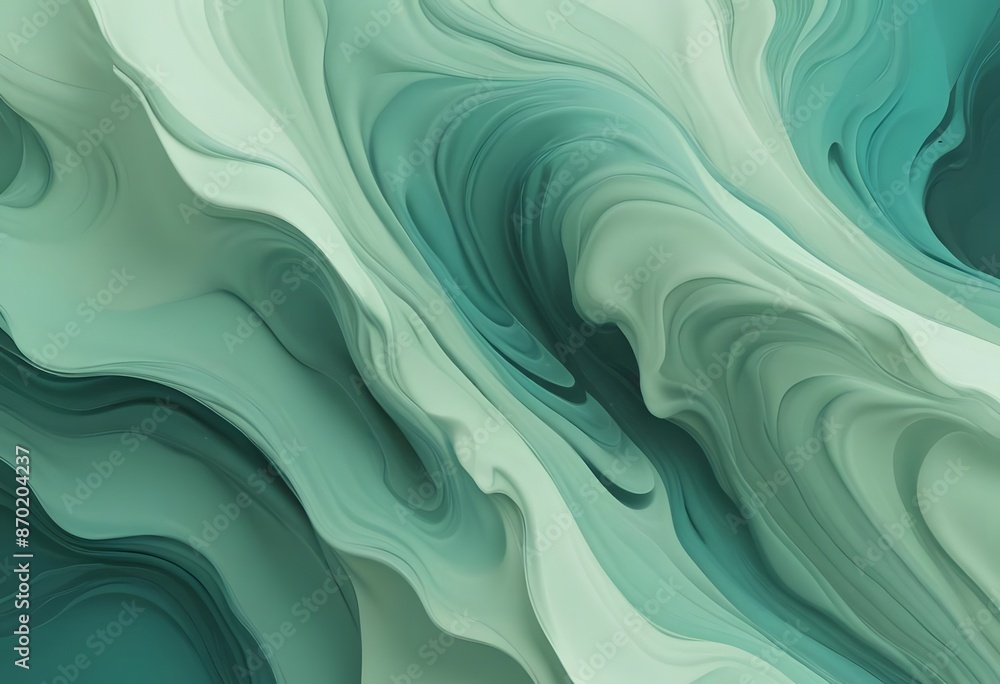 Obraz premium Abstract watercolor paint background by teal color blue and green with liquid fluid texture for background, banner