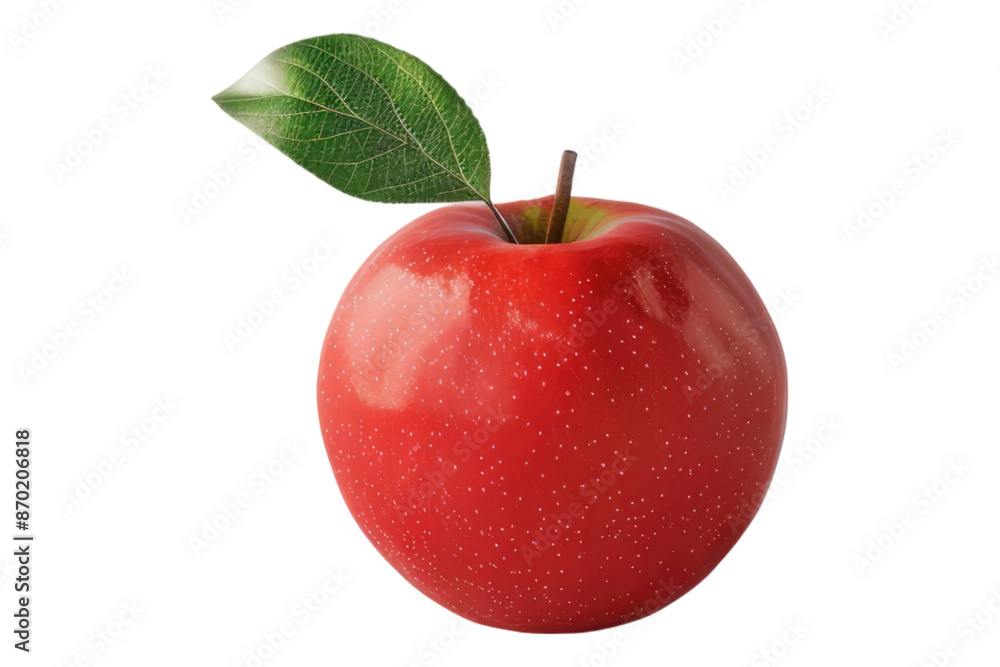 Red apple isolated on transparent background Red apple isolated on transparent background
