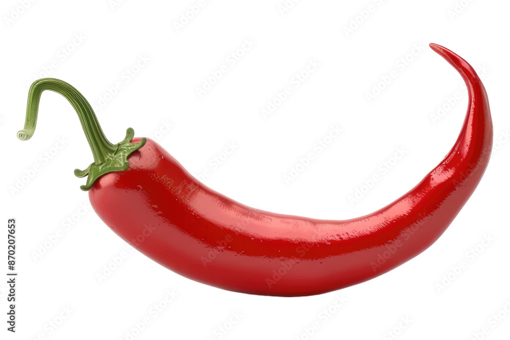 Red hot chili isolated on transparent background Red hot chili isolated on transparent background